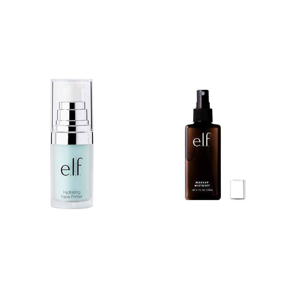 E L F - Prebase Facial Y Spray Fijador De Maquillaje Hidratante