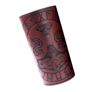 Ioensy - Pulsera De Cuero Con Patrón De Terremoto Para Acción En Vivo, Juego De Rol, Papá