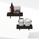 thumbnail image 3 of Repisas flotantes Furinno Tanna, juego de 2 para pared de baño, 3 of 6