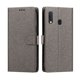 thumbnail image 2 of Cartera para Samsung Galaxy A20e con Bolsillo de Tarjetas, Gris, 2 of 6