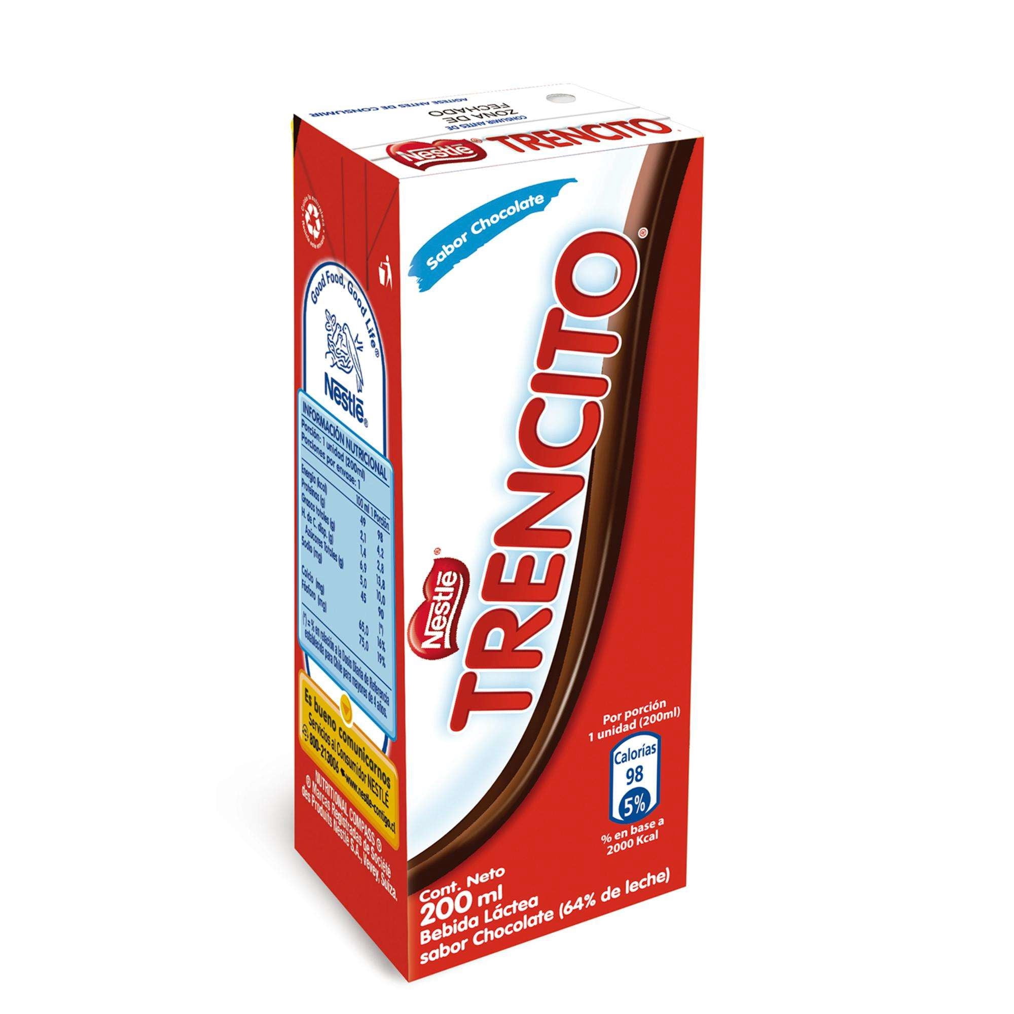 Bebida Leche Láctea Trencito Chocolate Caja