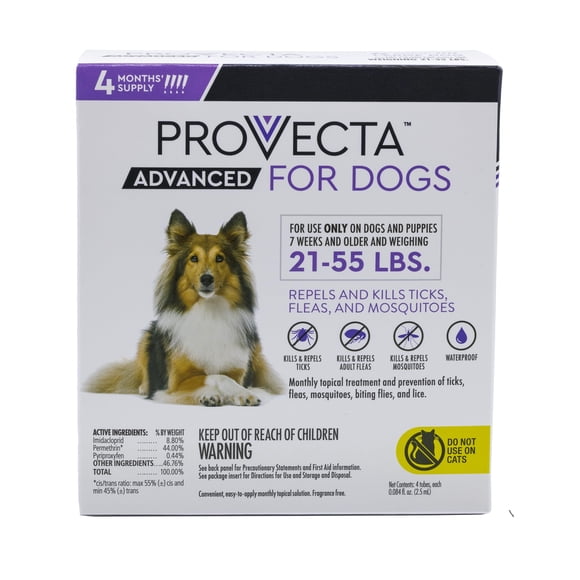 Control de Plagas para Mascotas PROVECTA Avanzado para Perros Grandes 4 Meses