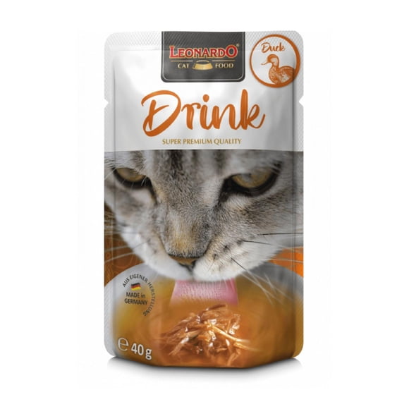 Leonardo Drink Sopa Para Gatos Sabor Pato - Pouch 40 Gr amarillo 756615-1