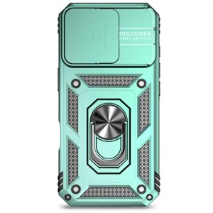 Estuche Gangxun Para Iphone 16 Pro, Soporte Giratorio 360°, Estilo Mecánico Y Magnético