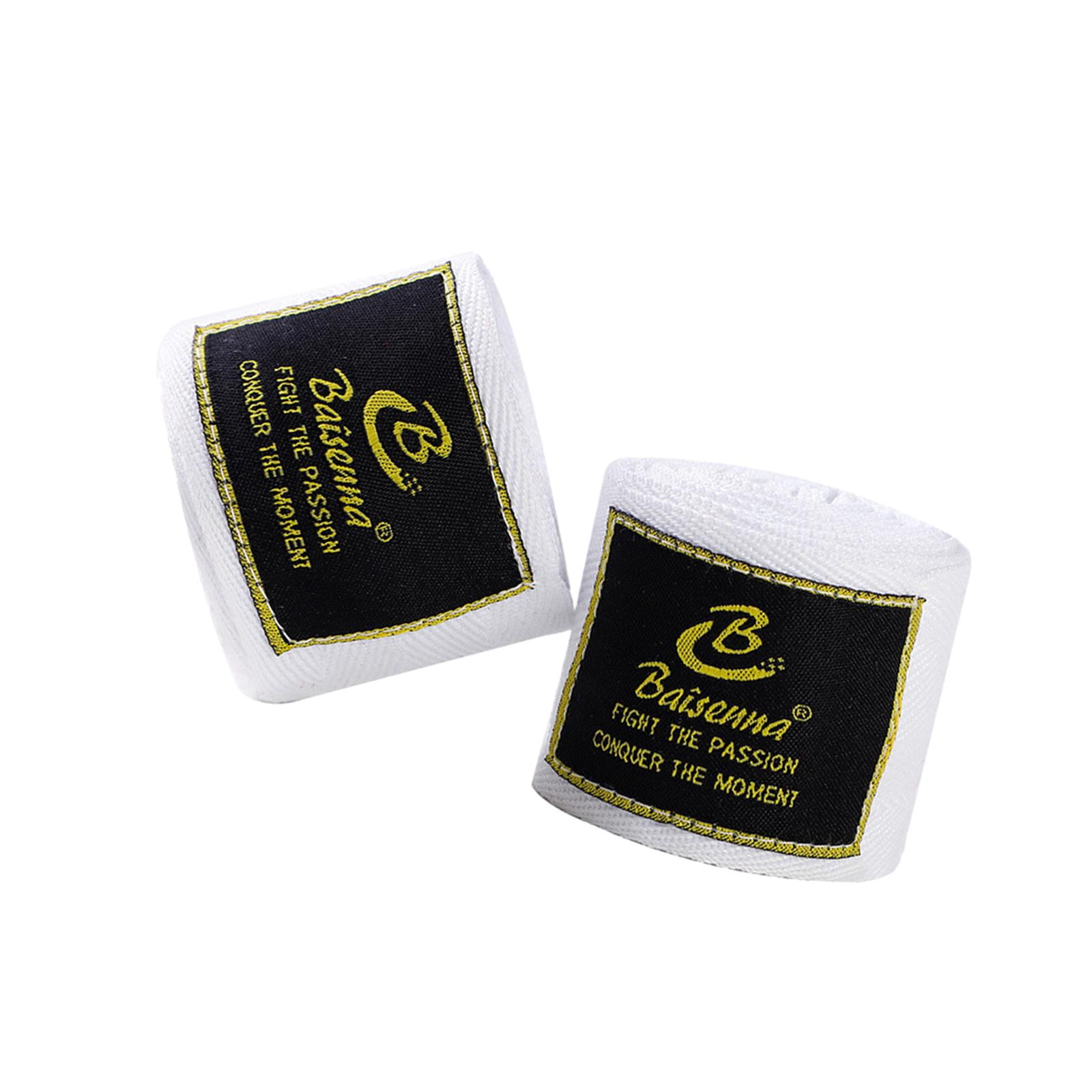 Magideal - 2 Vendas De Boxeo Para Entrenamiento De 300 Cm, Para Guantes De Boxeo Y Artes Marciales. Blanco