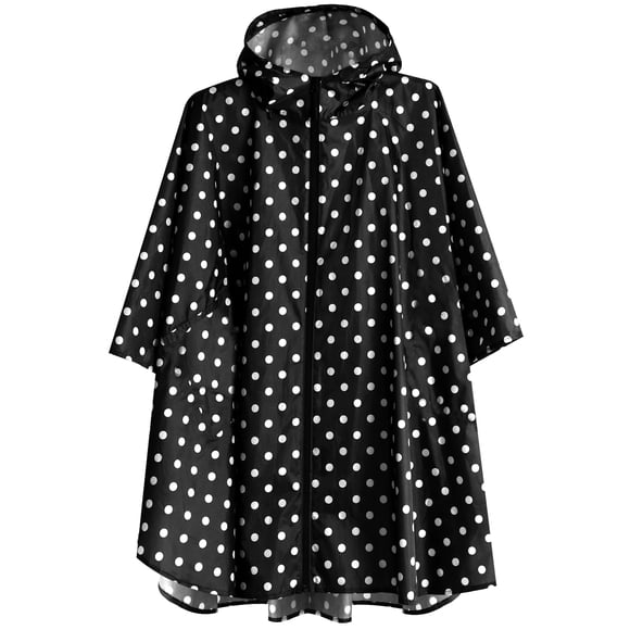 Abrigo Rain Poncho ANYOO, impermeable y reutilizable, con capucha, para senderismo