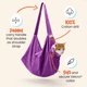 thumbnail image 2 of Transportadora para Gatos Cat-in-the-bag Grande Lavanda Suave, 2 of 8