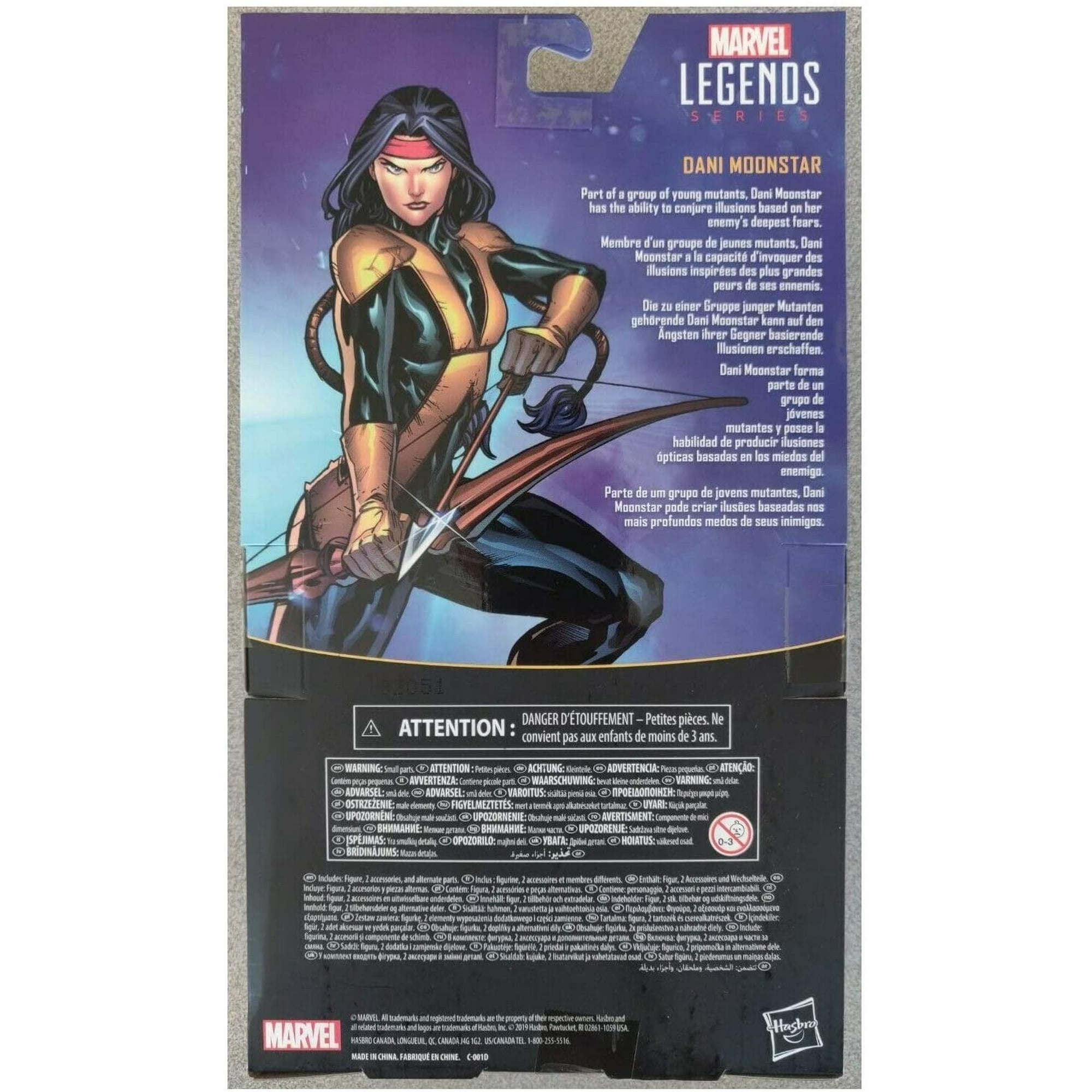 Hasbro Marvel Legends Nuevos Mutantes Dani Moonstar Figura Exclusiva Hasbro