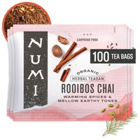 Tea Numi Organic Rooibos Chai 100 Bolsitas De Té Sin Cafeína