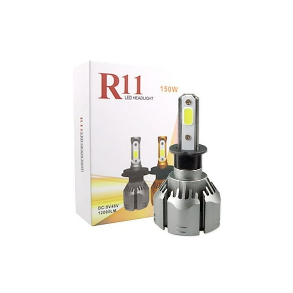 Ampolleta turbo LED 1200LM 150W para autos camiones H11