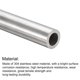 thumbnail image 3 of Uxcell Tubo de Acero Inoxidable 304, Tubo Metálico para Maquinaria Industrial 14mmx2mmx300mm 1, 3 of 5