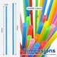 thumbnail image 2 of 200 Pack 8.5 High Multicolour Flexible Plastic Straws, 2 of 3