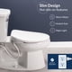 thumbnail image 2 of Asiento de inodoro Bio Bidet BB500 eléctrico con agua tibia y asiento calefaccionado, 2 of 9