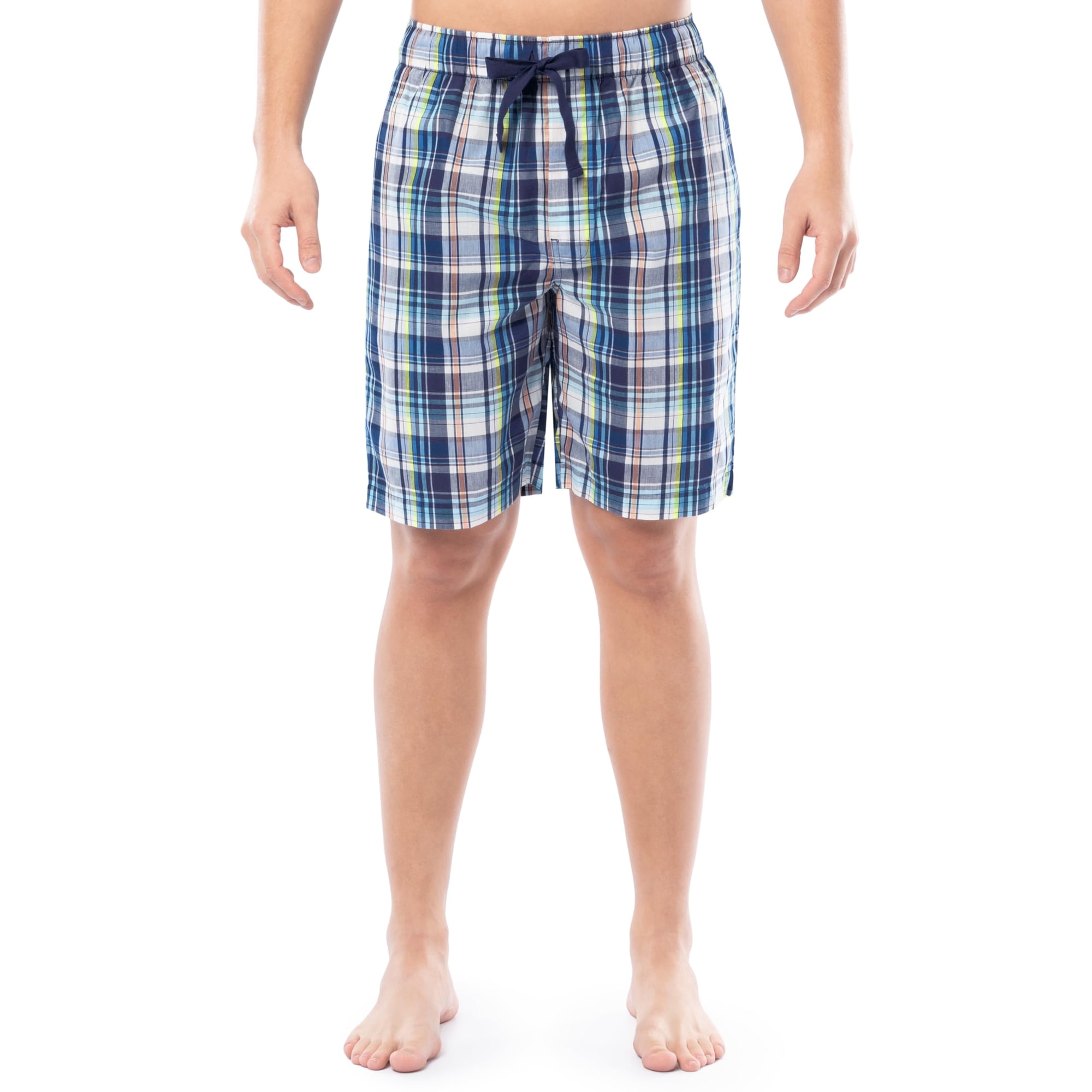 Pantalones Cortos Para Dormir Con Estampado Izod De Popelina, Corte Holgado, Para Hombre