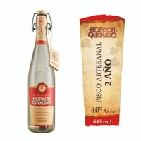 Pisco Artesanal Añejado 40°C Botella 645 Cc Horcon Quemado