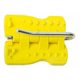 thumbnail image 2 of Tope para puerta Fat Ivan plegable con imán, amarillo, plástico/acero, 2 of 8