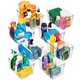 thumbnail image 3 of Contenedores de almacenamiento de plástico ClearSpace Perfect Pantry, paquete de 8, 3 of 6
