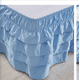 thumbnail image 3 of Faldón de Cama Suxumhao 4 Capas Twin Azul Claro, 3 of 3