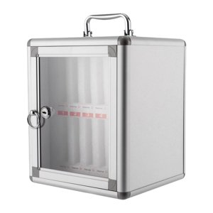 Bothyi - Gabinete De Almacenamiento Para Teléfono Con Puerta Transparente Y 2 Llaves, Resistente Caja De Almacenamiento Para Móviles Con 12 Ranuras