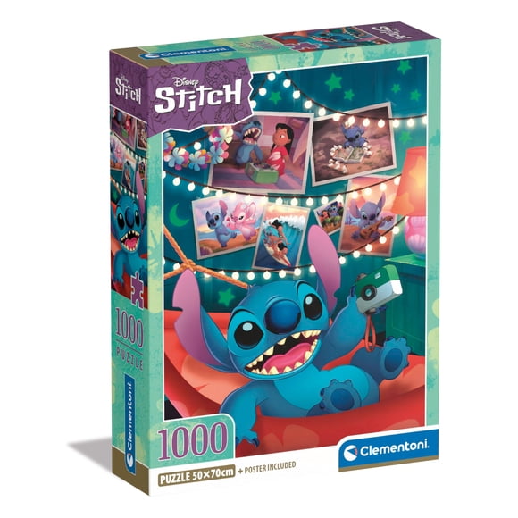 Puzzle Clementoni Disney Stitch 1000 piezas, 70 x 50 cm, más de 10 años