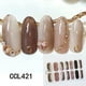 thumbnail image 1 of 14pcs Y2K 3D Nail Strips Fashion Nail Strips Full Wraps Glossy Nail Polish Sticker Self Adhesive Nail Art Decal Strip For Women Nail Art DIY, 1 of 3