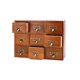 thumbnail image 1 of Organizador de cajones de escritorio QWORK, vintage, madera, 38 x 26 x 10 cm, 1 of 7