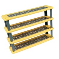 Magideal - Estante Organizador De Estacionamiento Para Coches De Juguete Para Niños, Mesa Para Exhibición De Coches De Fundición A Presión 1/64, Fácil Montaje En 4 Niveles