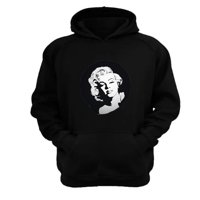 Genérico - Polerón Canguro Marilyn Negro Talla Xl Unisex