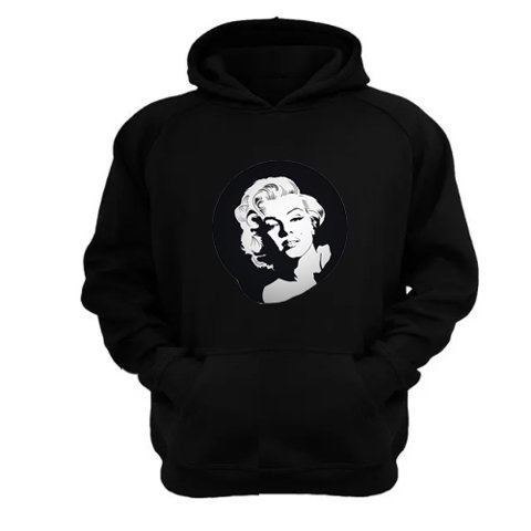 Genérico - Polerón Canguro Marilyn Negro Talla Xl Unisex
