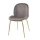 thumbnail image 1 of Silla Olivia Velvet Gold - Gris, 1 of 6