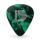 thumbnail image 1 of Púas para guitarra D'Addario, color verde celuloide, 0,50 mm, luz, paquete de 25, 1 of 5