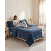 Mylhogar - Sabanas Polar De Invierno Plaza Y Media Estampado Premium