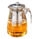 thumbnail image 1 of Tetera Vidrio Acero Inox 750ml Infusor Ideal Té, 1 of 2