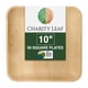 thumbnail image 1 of Platos llanos Charity Leaf, compostables, 25 cm, hoja de palma (paquete de 50), 1 of 5