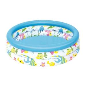 Bestway - Piscina Inflable 3 Anillos Fondo Marino