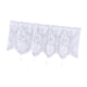 thumbnail image 3 of Cenefa de cortina para ventana, aislante térmico, oscurecedor, con bolsillo para varilla, para habitación infantil, dormitorio, estilo rústico, baño. W blancas, 3 of 5