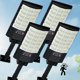 thumbnail image 1 of Farolas solares TFKK con sensor de movimiento impermeable, paquete de 4 unidades, 1 of 7