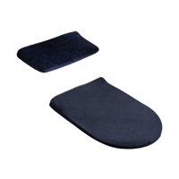 Magideal - Juego De Cubierta De Párpados De Inodoro Universal, Protector Sin Deslizamiento Para El Baño , Marina De Guerra