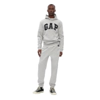 Forro Polar Con El Logotipo De Joggers Gap Para Hombre, Color Gris Jaspeado Claro, Talla Xl