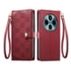 thumbnail image 1 of Funda Billetera con Cierre para [Xiaomi Poco M7] con Tarjetero, Soporte y Correa de ManoRojo, 1 of 5
