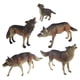 thumbnail image 5 of 5 Piezas Lobo Juguetes Figuras Preescolar Regalo Simulación Bosque Aprendizaje Para Niños, 5 of 5