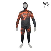 Epsealon - Traje De Buceo 7Mm Skin Fusion Rojo - T1 (Xs)