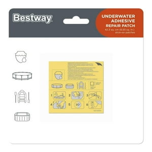Parches Adhesivos De Reparación (10 Unidades De 42,3 Cm2) Bestway Multicolor Tamaño Único