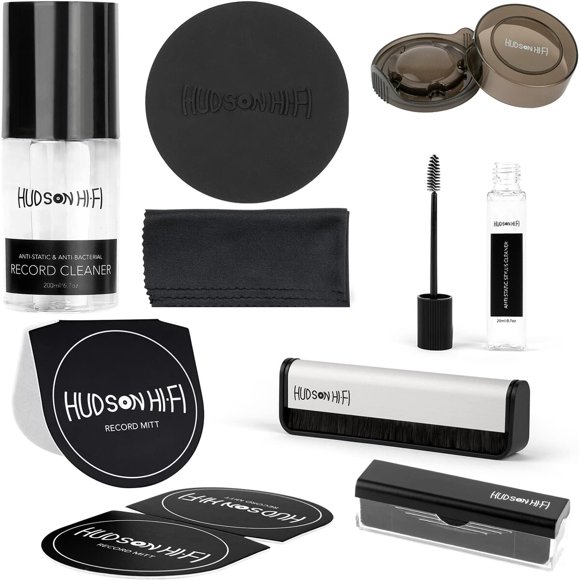 Kit de limpieza para vinilos Hudson HiFi 9 en 1
