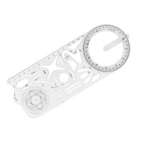 Ioensy - Regla Geométrica Multifuncional Para Arquitectura Artística, Diseño De Enseñanza De Matemáticas, Escuela Secundaria