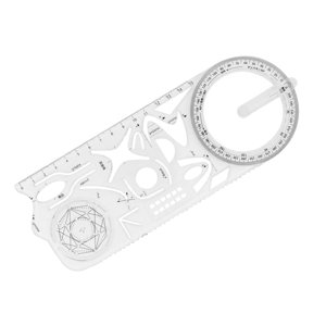 Ioensy - Regla Geométrica Multifuncional Para Arquitectura Artística, Diseño De Enseñanza De Matemáticas, Escuela Secundaria