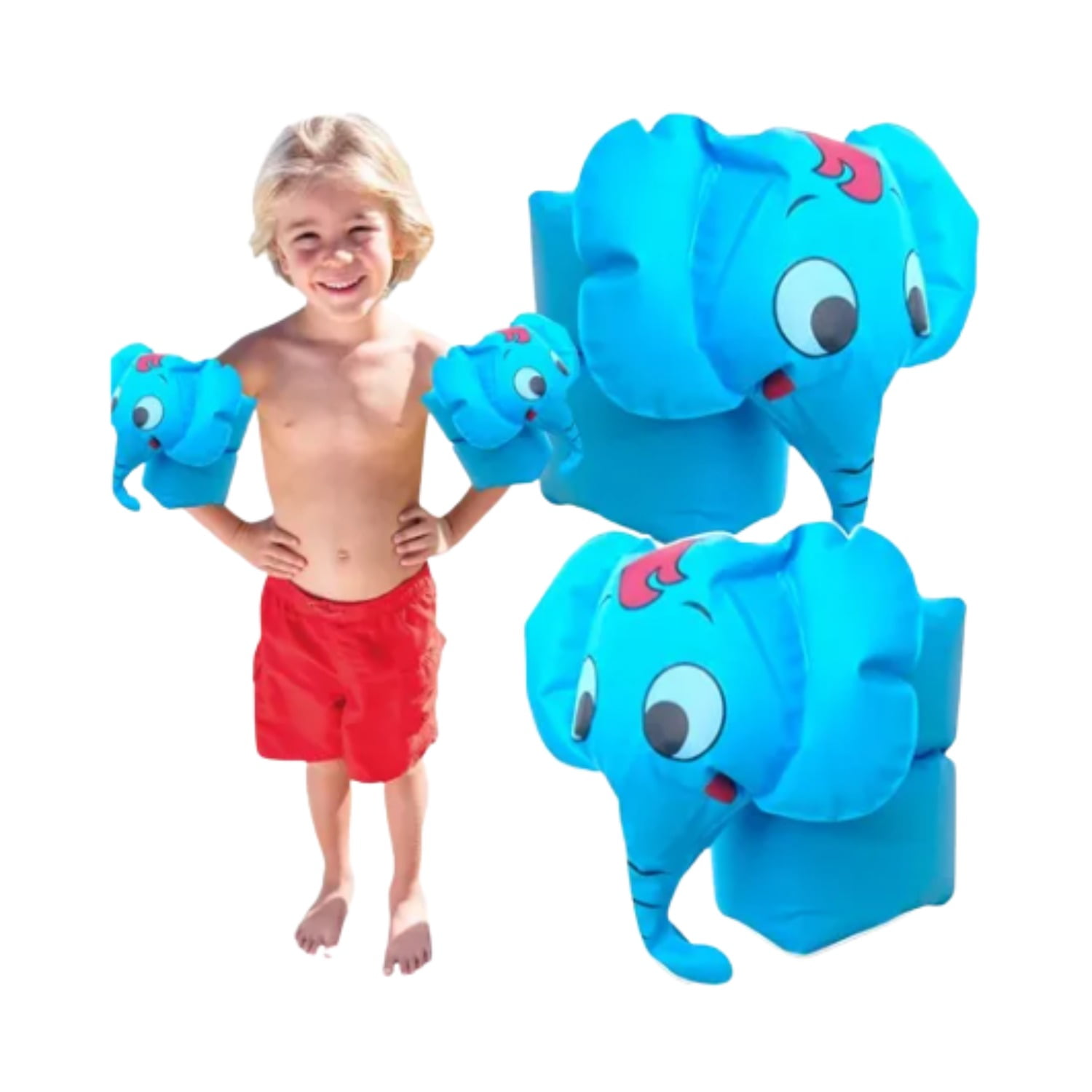 Genérico - Chaleco Inflable Flotador Alitas Para Piscina De Niños Diseño Elefante