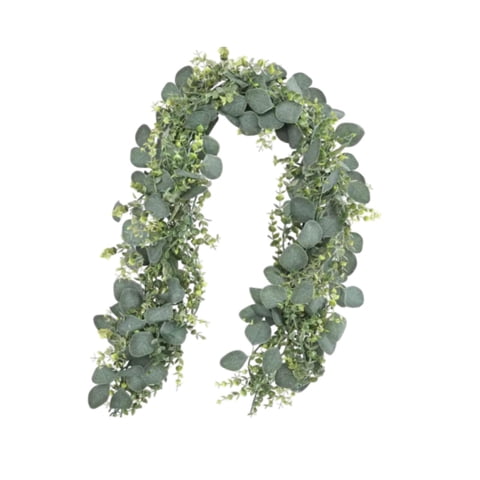 Bothyi - Guirnalda De Vegetación De Eucalipto Artificial De 180 Cm Para Decoración De Chimeneas Y Fiestas En El Jardín, Estilo A