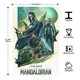 thumbnail image 3 of The Mandalorian Cartel de metal, decoración de pared con cartel de metal personalizado, regalos para aficionados, amigos, familia y seres queridos 30x20 cm, 3 of 6
