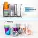 thumbnail image 4 of Organizador de vasos y tapas Inevibe de metal con 3 compartimentos, 4 of 6